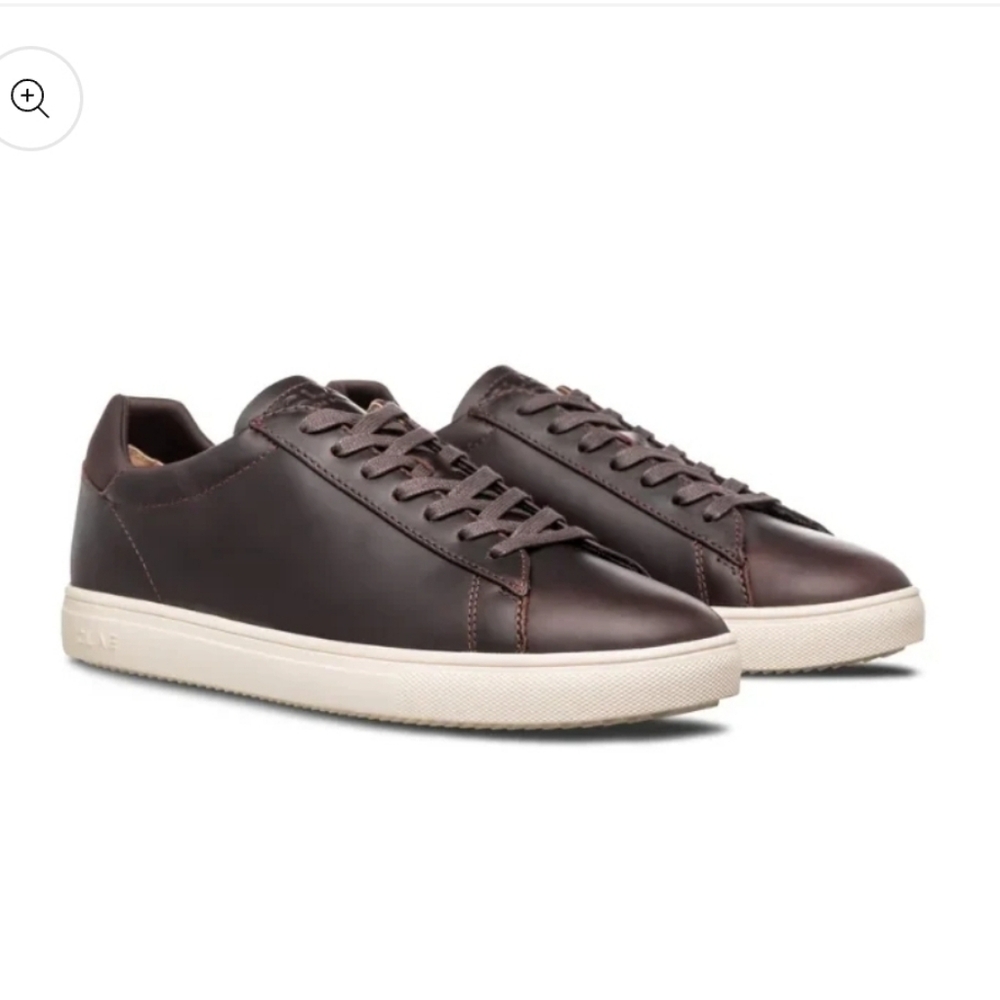 Clae Men's Bradley Walrus Brown Leather Sz8 Color: WALRUS BROWN